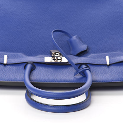 Hermes Togo Birkin 35 Bleu Electrique 28 of 31