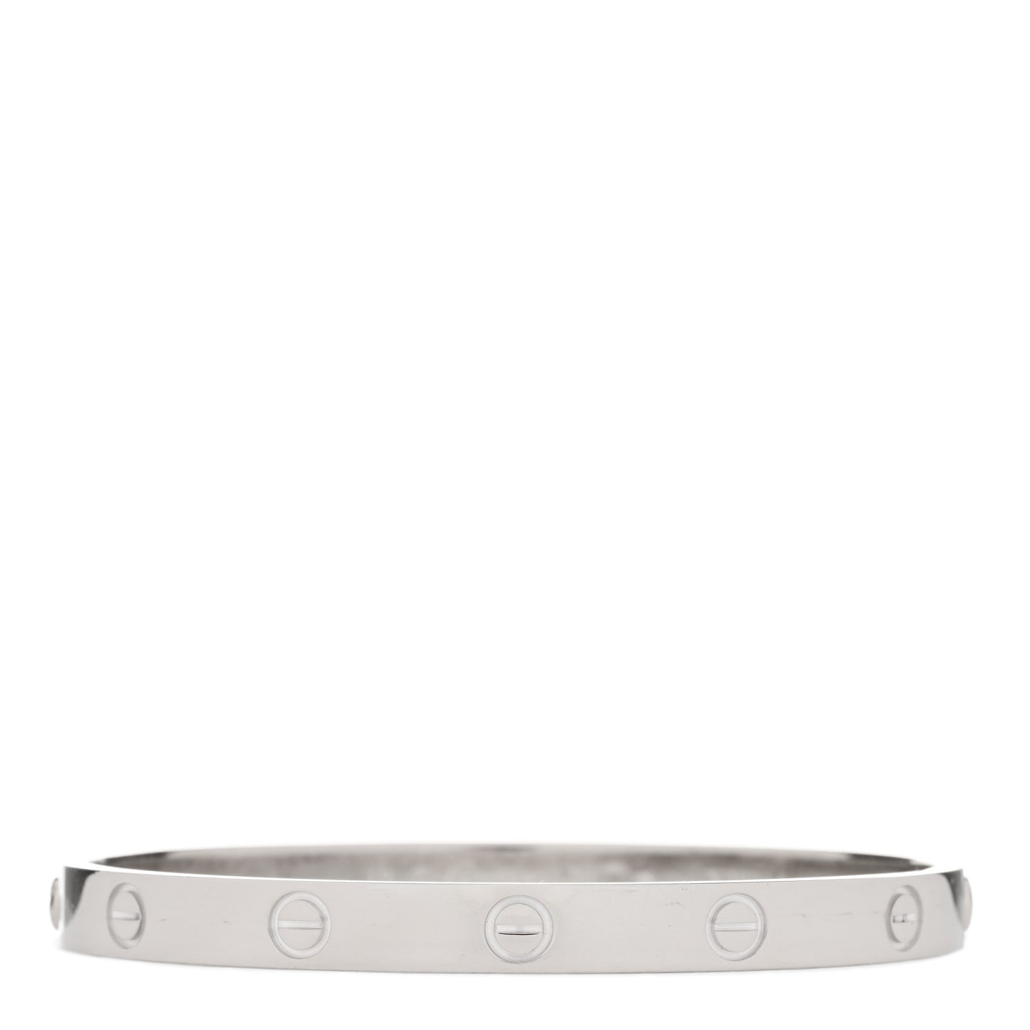 18K White Gold LOVE Bracelet 18