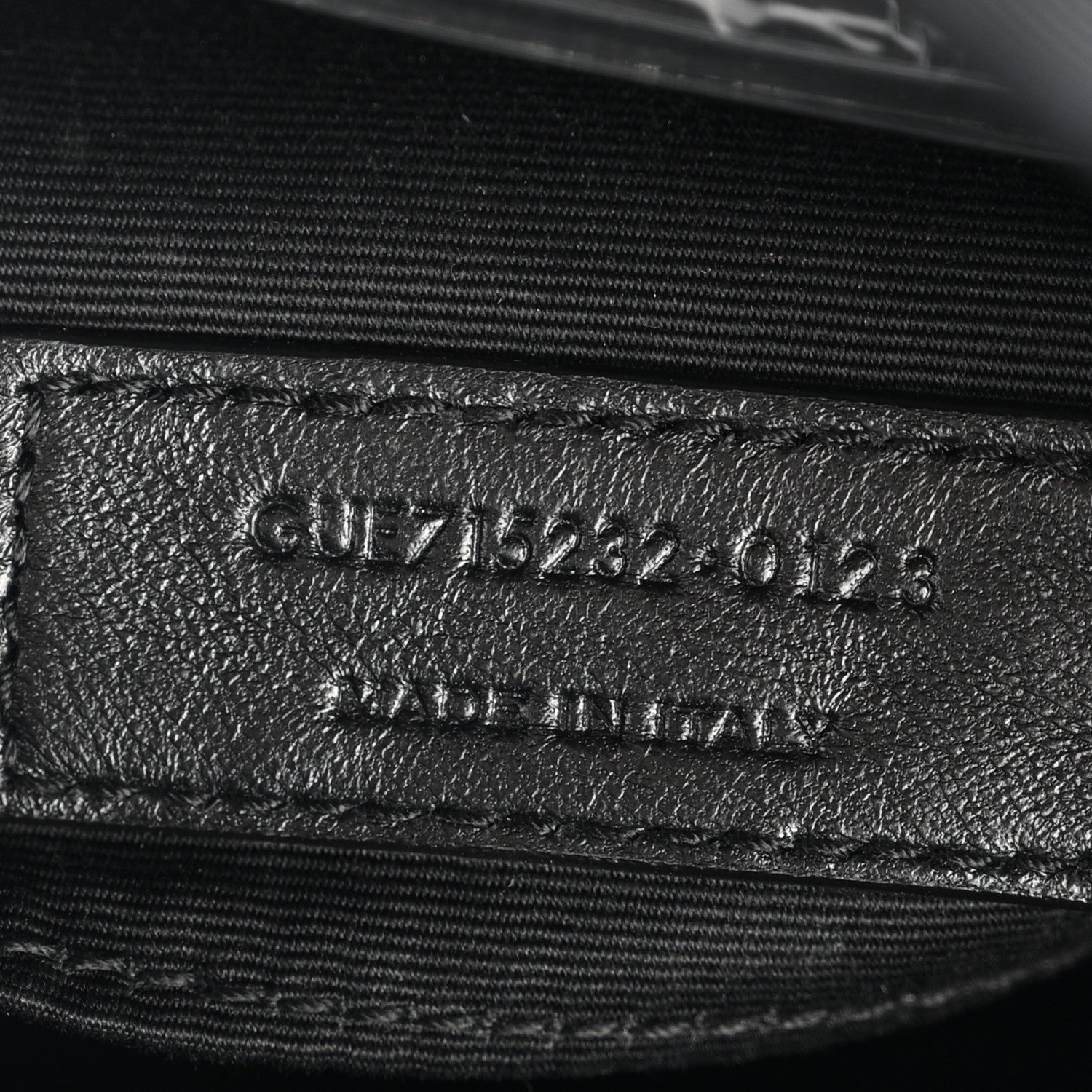 Saint Laurent Calfskin Matelasse Monogram Lou Camera Bag Black 7 of 14