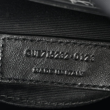 Saint Laurent Calfskin Matelasse Monogram Lou Camera Bag Black 7 of 14