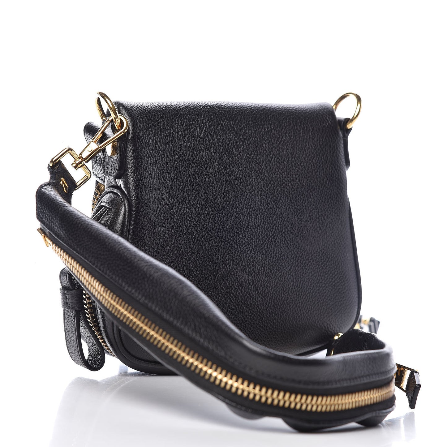 Calfskin Mini Jennifer Crossbody Bag Black