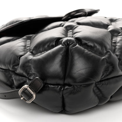 Chanel Calfskin Quilted Chesterfield Backpack Black 9 of 10