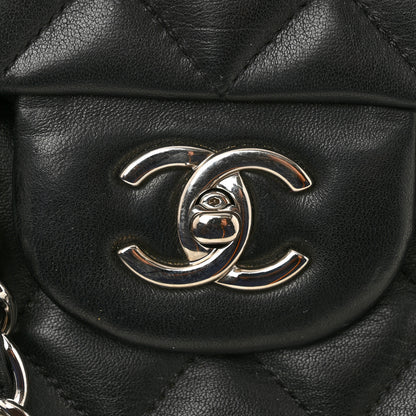 Chanel Lambskin Quilted Jumbo Single Flap Black 12 of 13