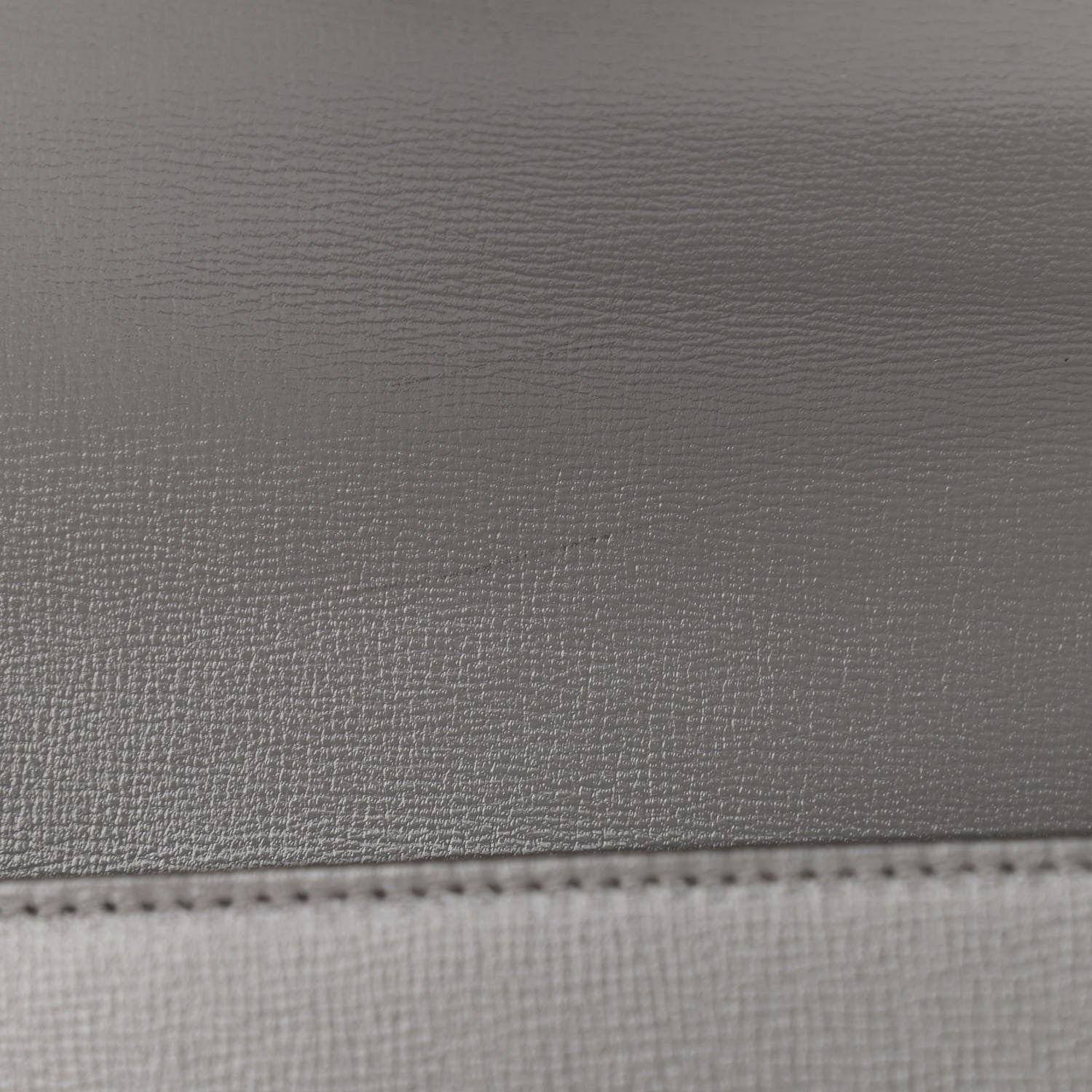 Gucci Textured Calfskin Small Torchon GG Ring Shoulder Bag Dusty Grey 11 of 11