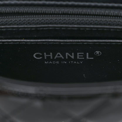 Chanel Patent Calfskin Quilted Mini Rectangular Flap Black 6 of 11