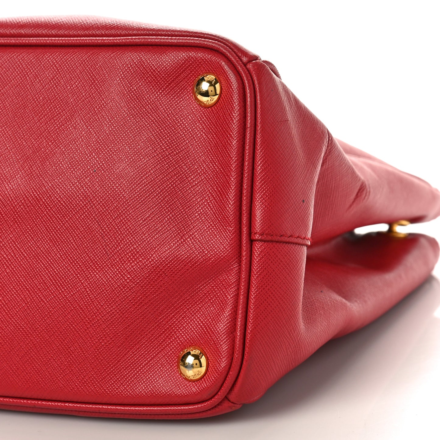 Saffiano Medium Galleria Double Zip Tote Fuoco