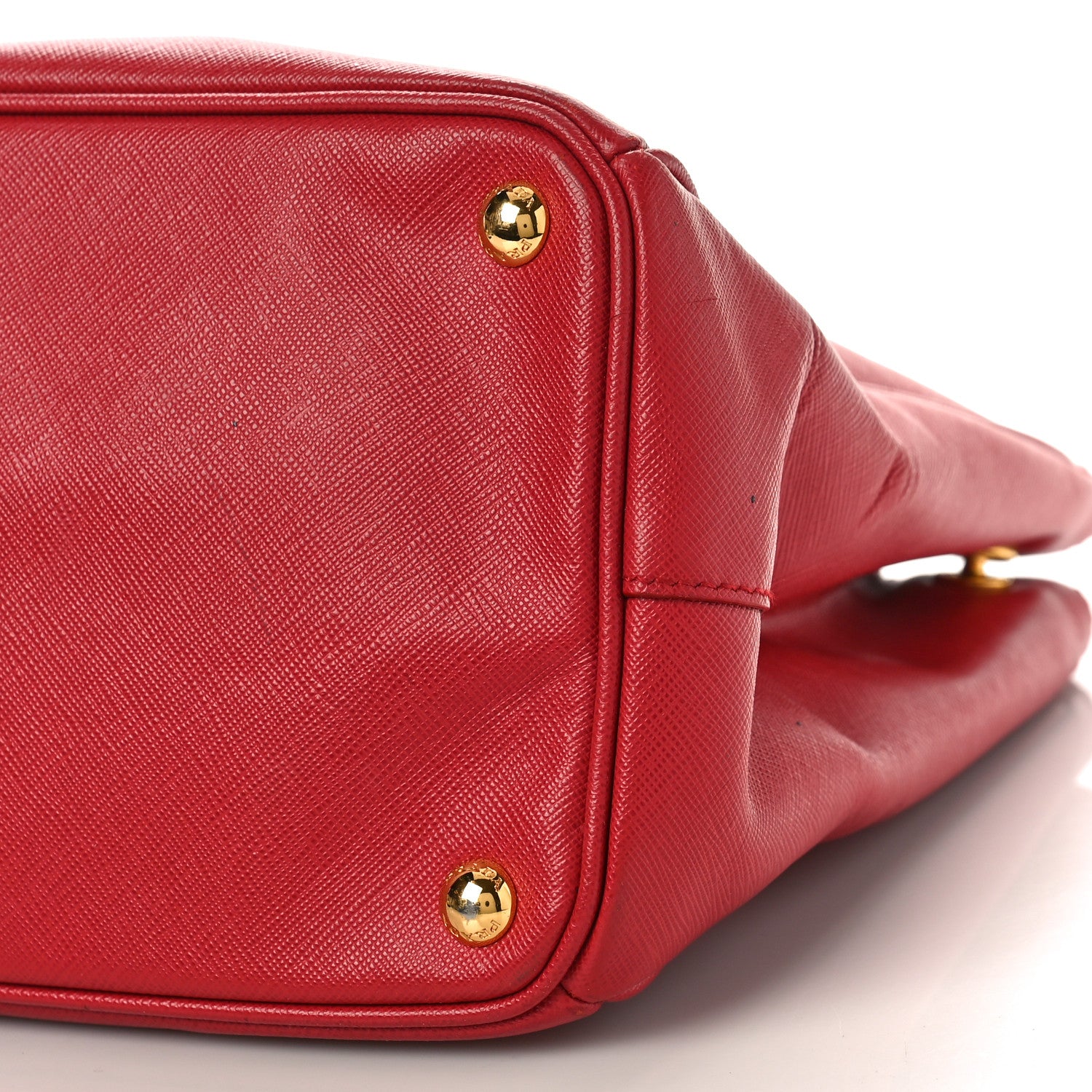 Prada Saffiano Medium Galleria Double Zip Tote Fuoco 8 of 8