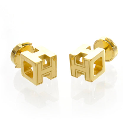 Hermes Cage d H Earrings Gold 1 of 4