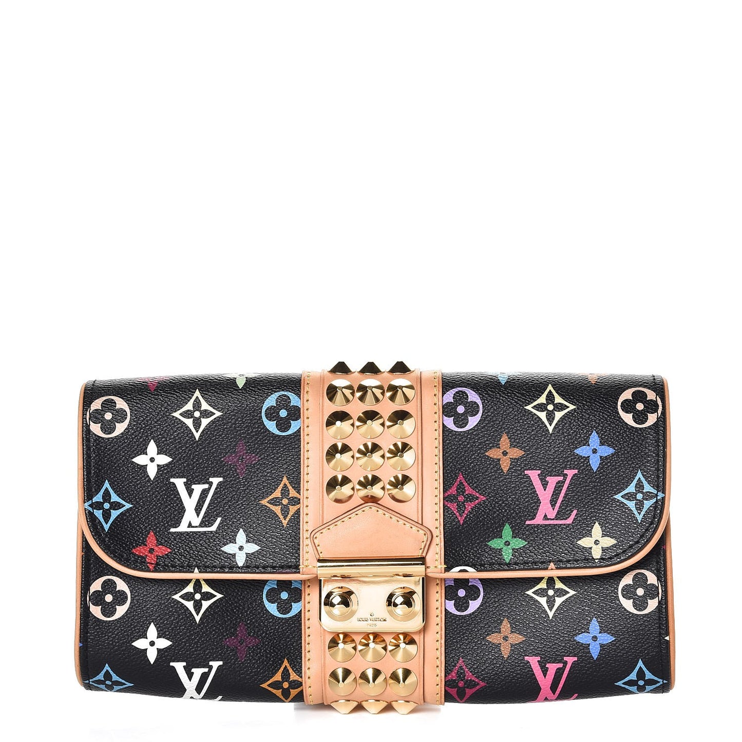 Monogram Multicolor Courtney Clutch Black