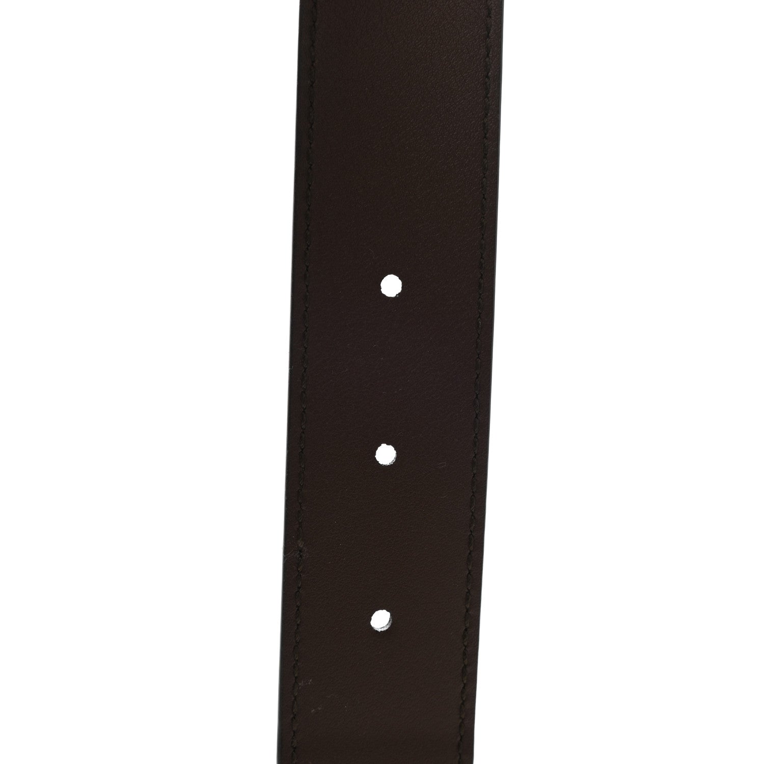 Gucci GG Supreme Monogram Matte Plutone Calfskin Double G 30mm Belt 95 38 Beige Ebony New Acero 5 of 5