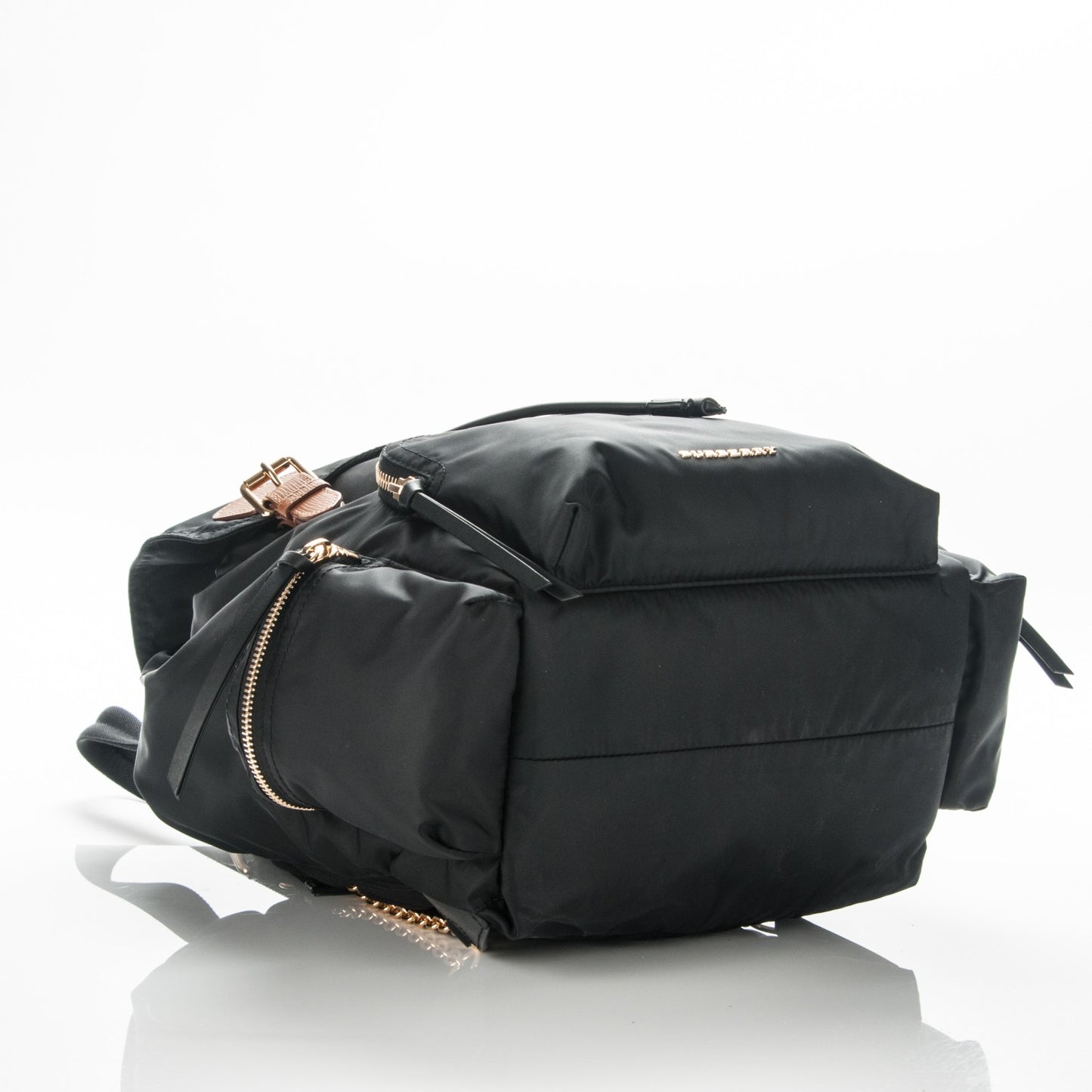 Nylon Large Rucksack Backpack Black