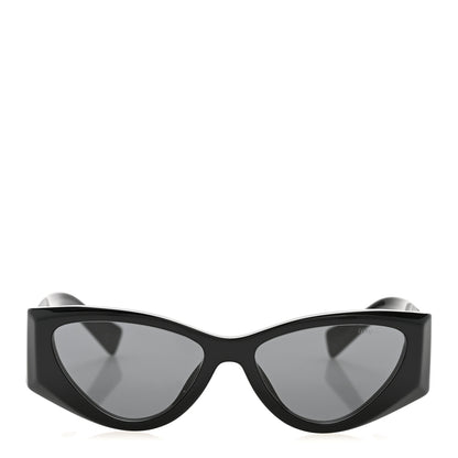 Miu Miu Acetate Cat Eye Sunglasses SMU 06Y Black Ardesia 2 of 9