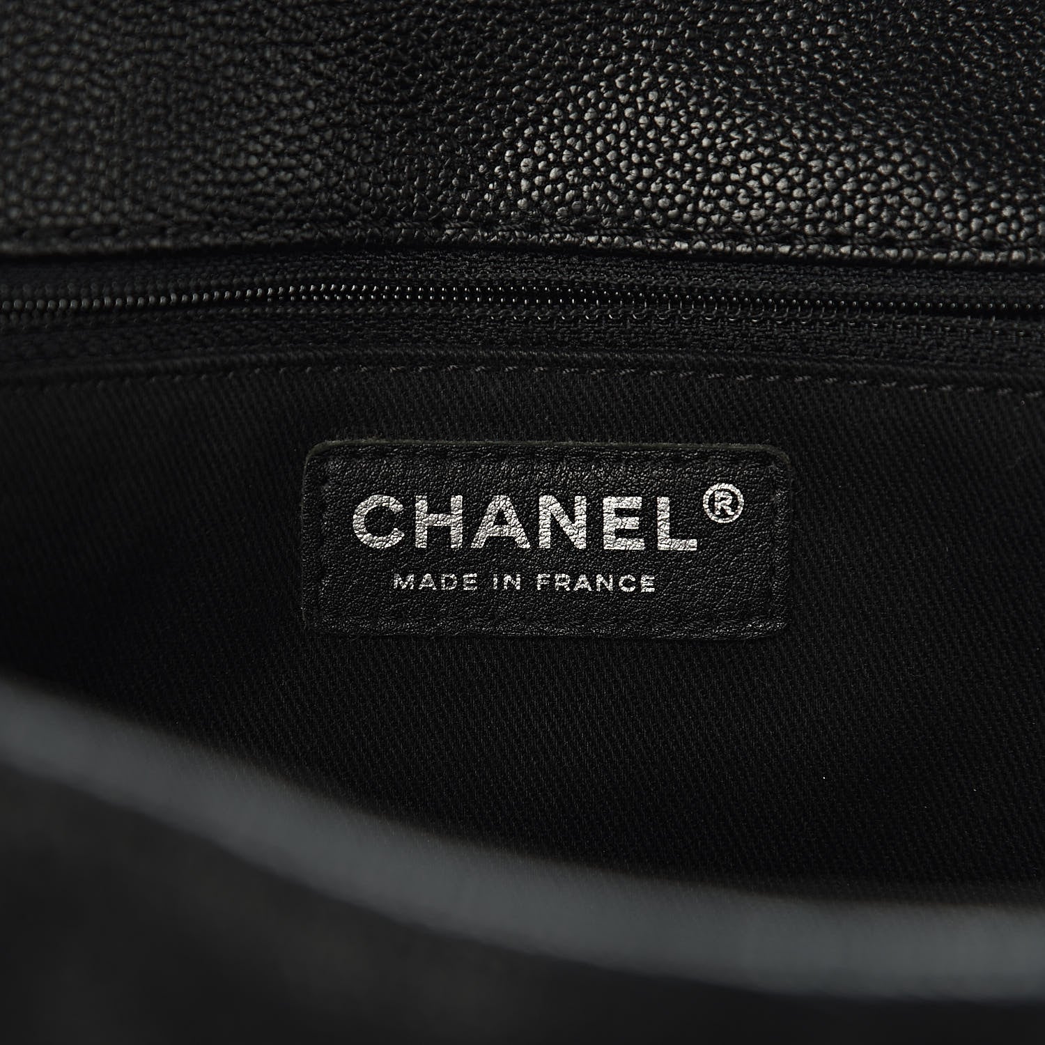 Chanel Caviar Double Stitch Medium Flap Black 6 of 11