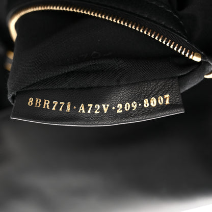 Fendi Nappa FF 1974 Embossed Large Baguette Black 9 of 12
