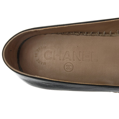 Chanel Lambskin CC Espadrilles 39 Black 5 of 7