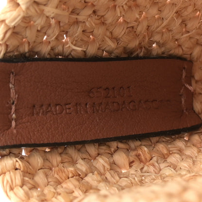 Loewe Raffia Paula's Ibiza Slit Tote Bag Natural Tan 7 of 11