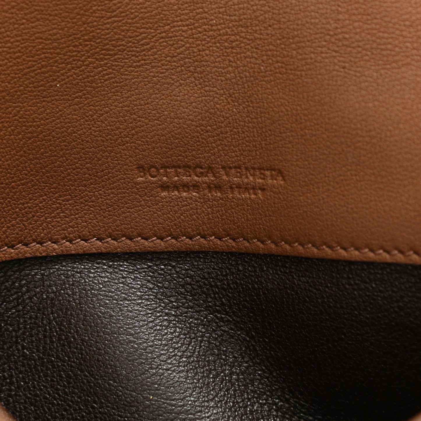 Nappa Intrecciato Continental Flap Wallet Brown
