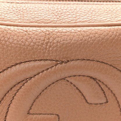 Gucci Pebbled Calfskin Small Soho Disco Bag Camelia 14 of 15