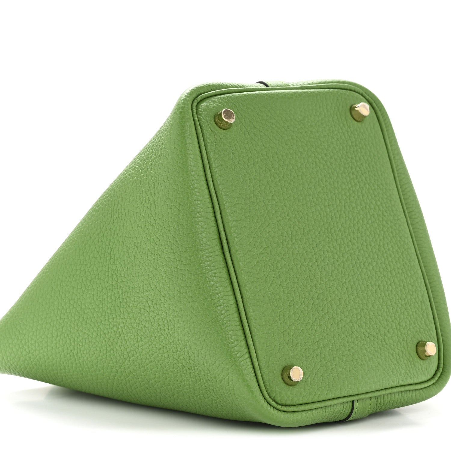 Hermes Taurillon Clemence Picotin Lock 18 PM Vert Yucca 9 of 12