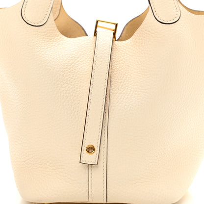 Hermes Taurillon Clemence Picotin Lock 18 PM Nata 14 of 31