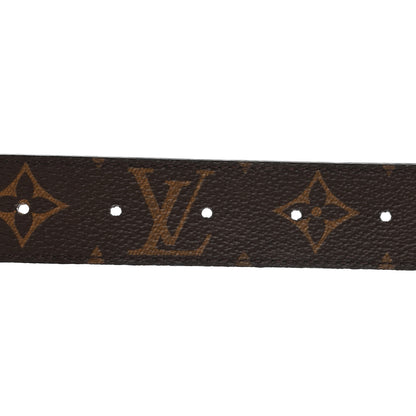 Louis Vuitton Calfskin Monogram LV Initiales Reversible Belt 80 32 Black 3 of 7