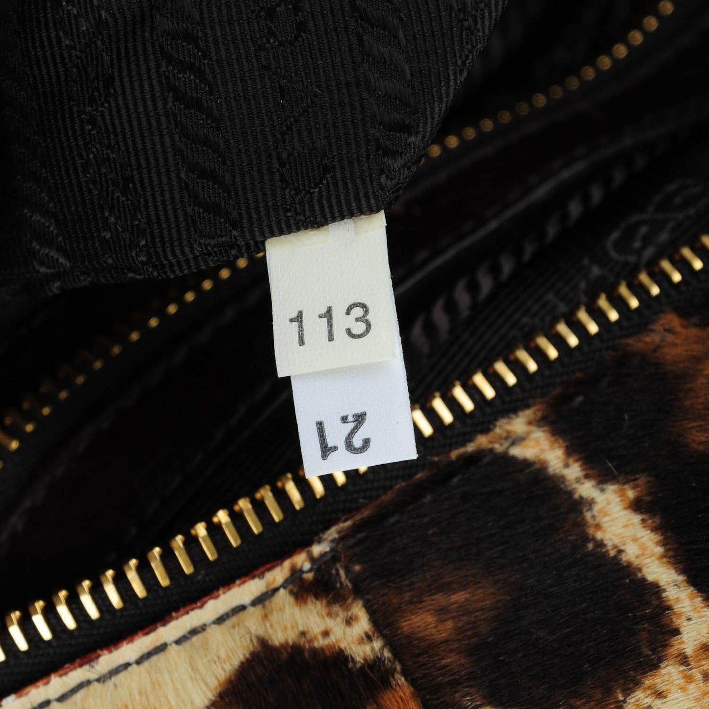 Calf Hair Leopard Print Bauletto