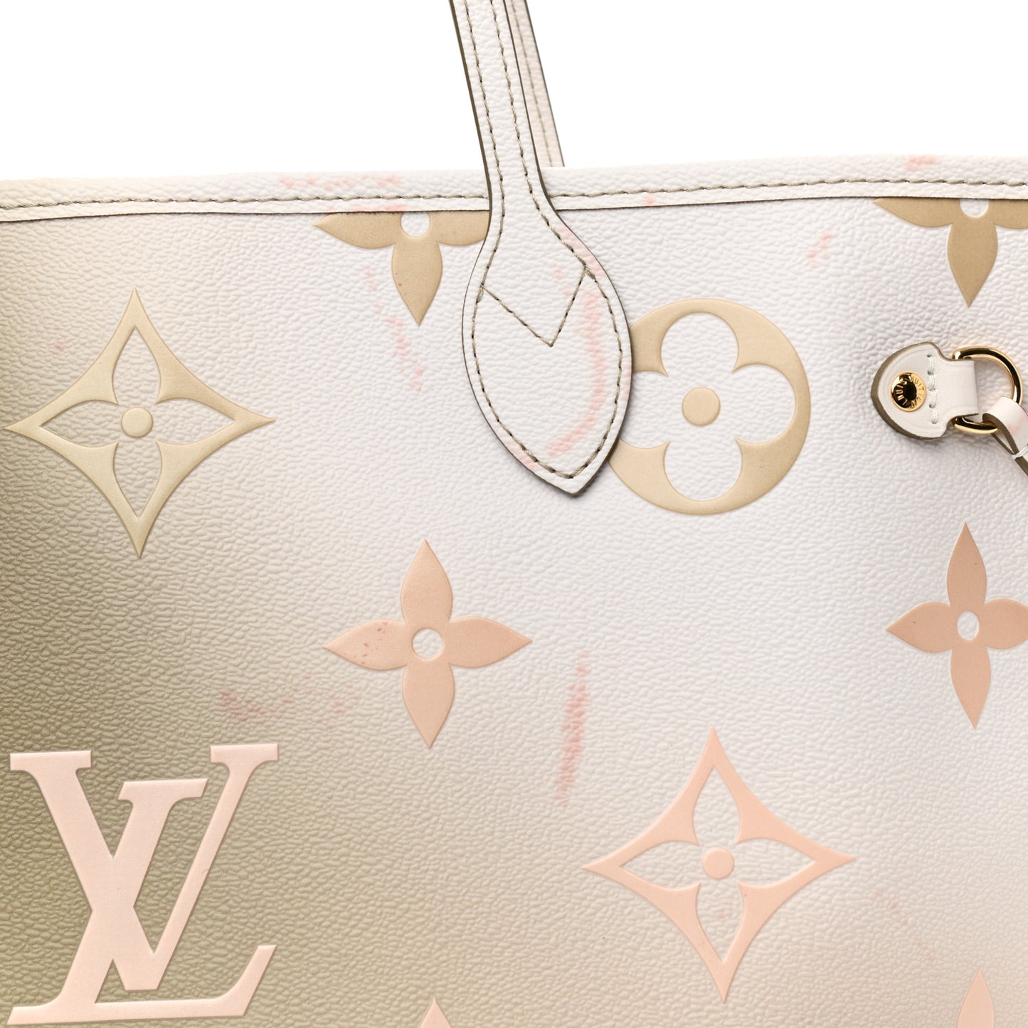 Monogram Giant Spring In The City Neverfull MM Sunset Kaki