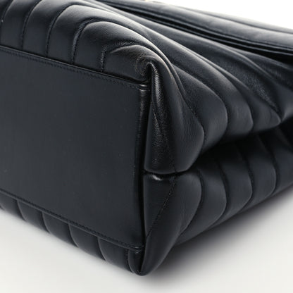 Saint Laurent Calfskin Y Quilted Monogram Medium Loulou Chain Satchel Black 8 of 8