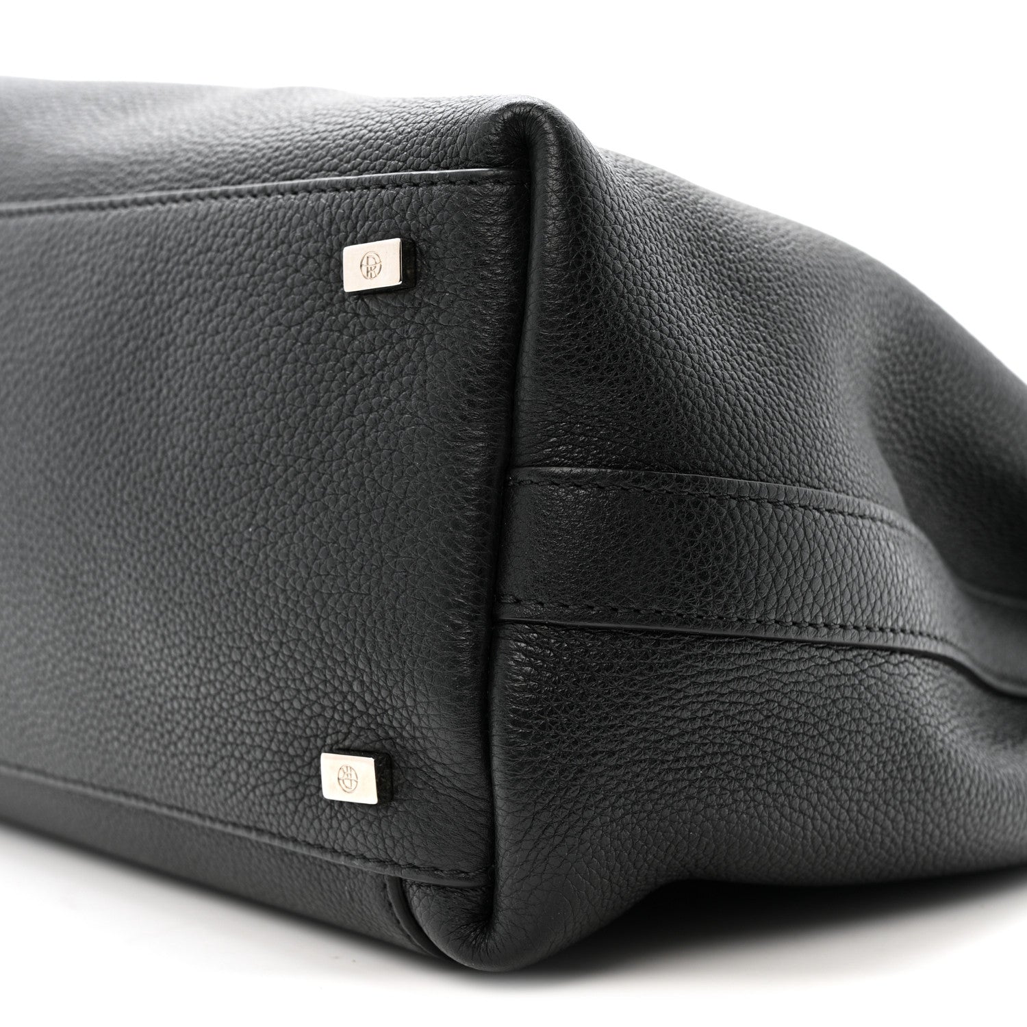The Row Grained Calfskin Top Handle 14 Bag Black 9 of 14