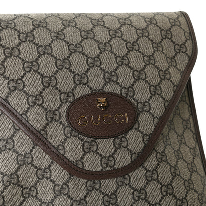 Gucci GG Supreme Monogram Web Medium Neo Vintage Flap Messenger Bag Beige New Acero 13 of 13