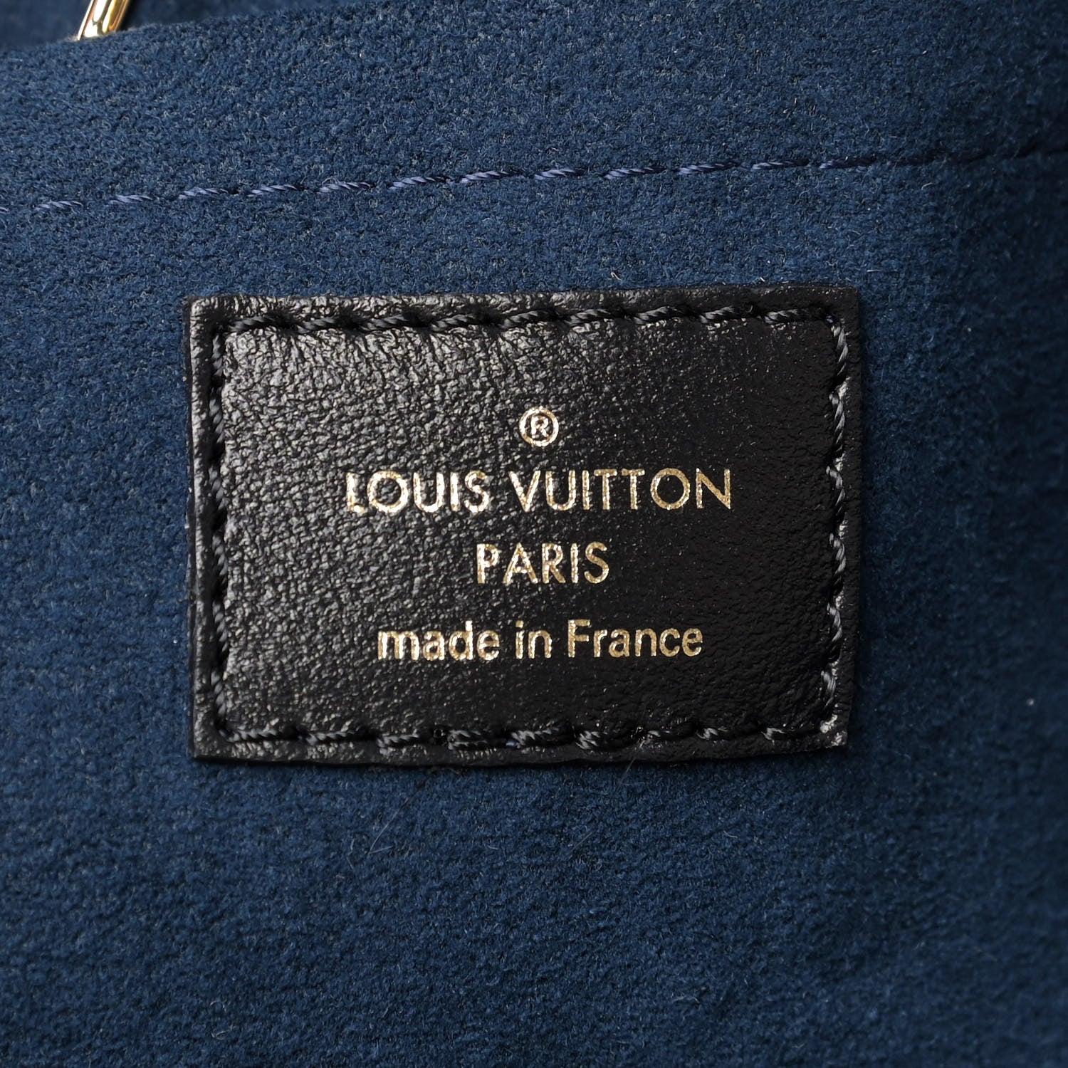 Louis Vuitton Calfskin Monogram On My Side Marine 6 of 8