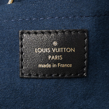 Louis Vuitton Calfskin Monogram On My Side Marine 6 of 8