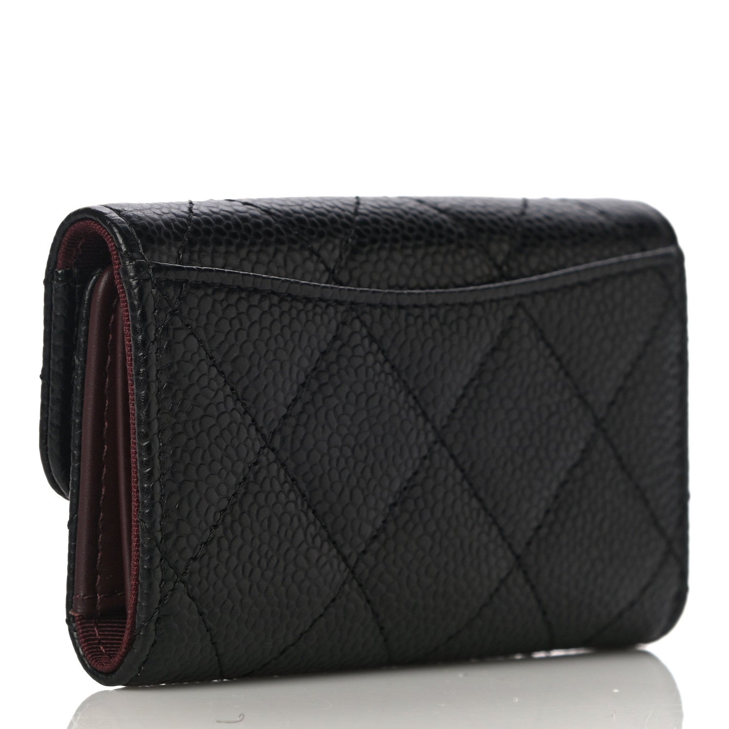 Chanel Caviar Quilted 6 Key Holder Black 3 of 12
