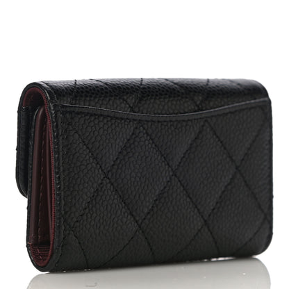 Chanel Caviar Quilted 6 Key Holder Black 3 of 12