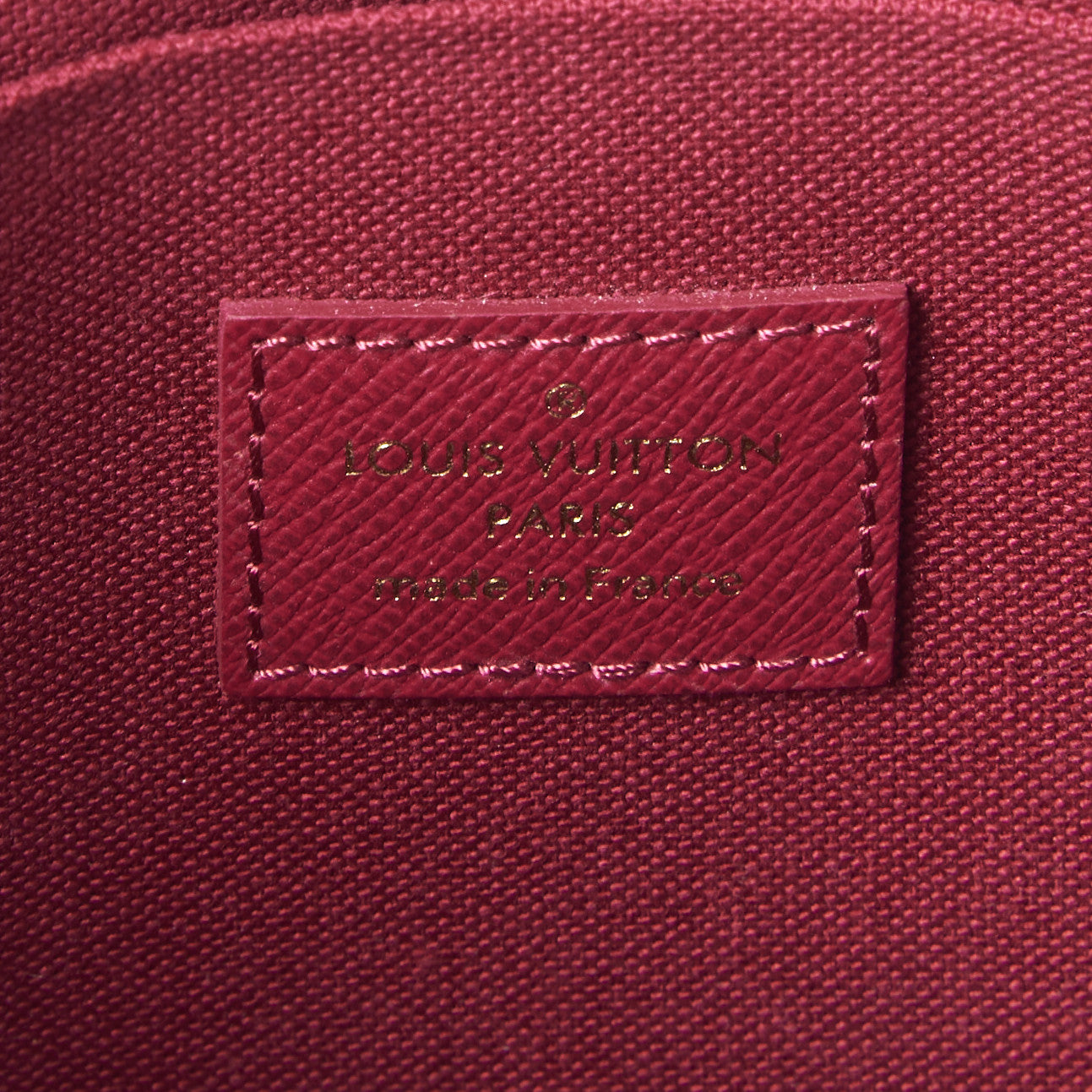 Louis Vuitton Monogram Pochette Felicie Chain Wallet Fuchsia 8 of 8