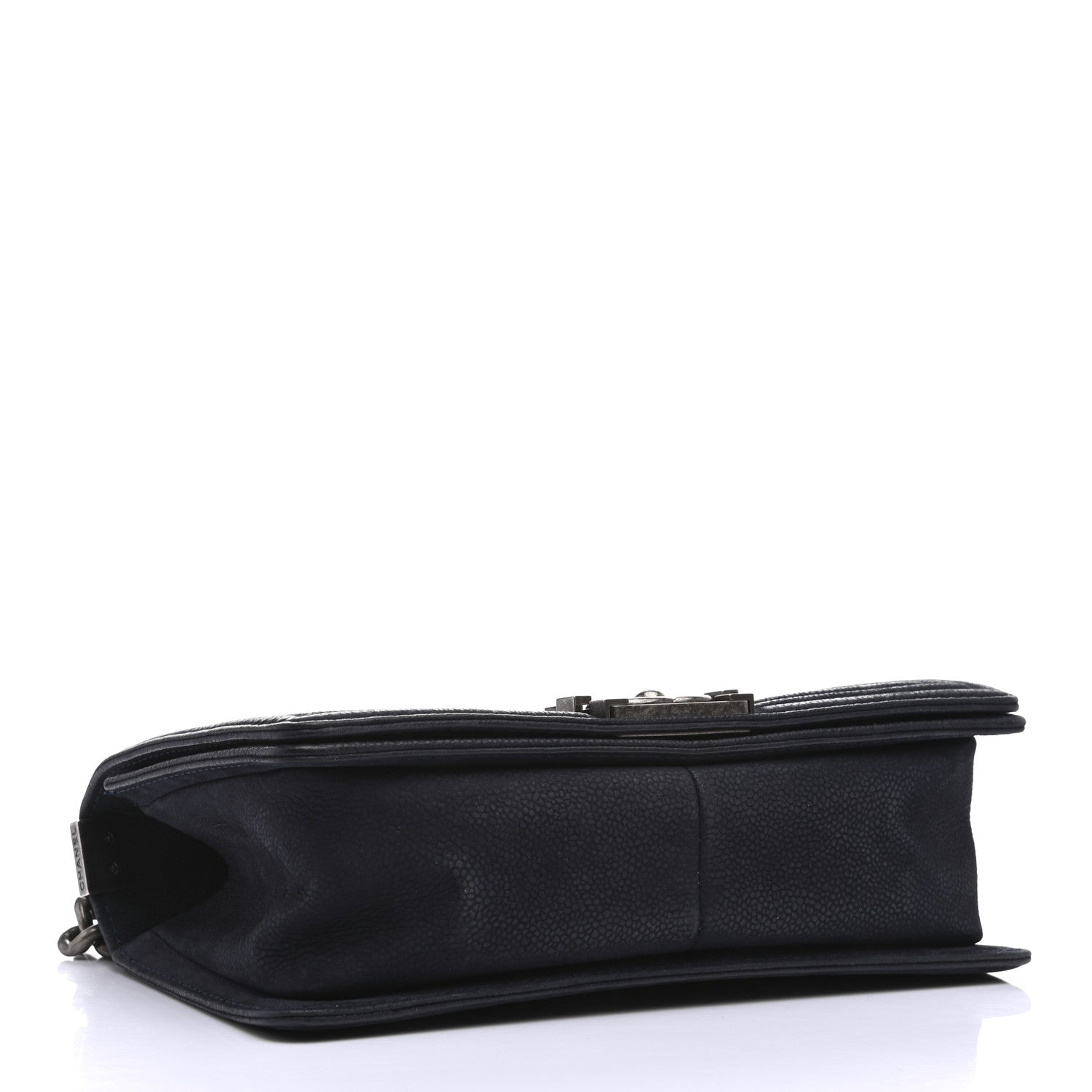 Chanel Iridescent Caviar Quilted Medium Boy Flap Dark Blue 4 of 9