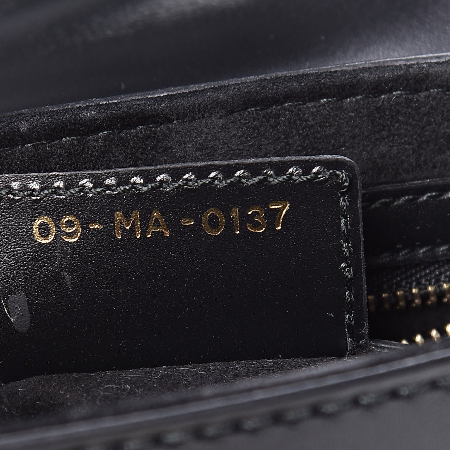 Christian Dior Calfskin Mini D Fence Saddle Bag Black 7 of 12
