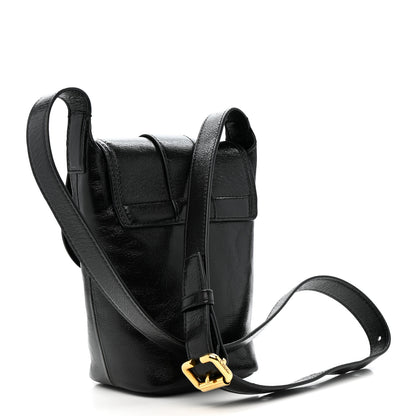 Chloe Shiny Calfskin Camera Crossbody Black 3 of 12