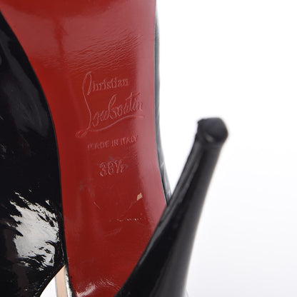 Christian Louboutin Patent Soso 100 Pumps 38.5 Black 8 of 18