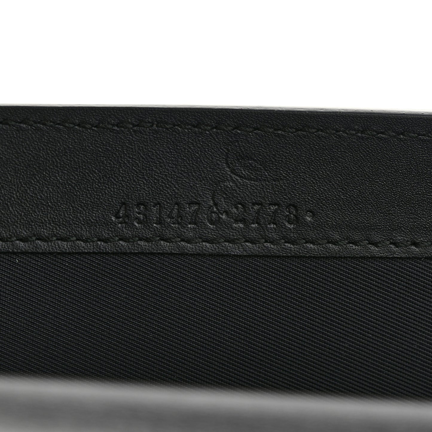 GG Supreme Monogram Mini Peony Pearly Black