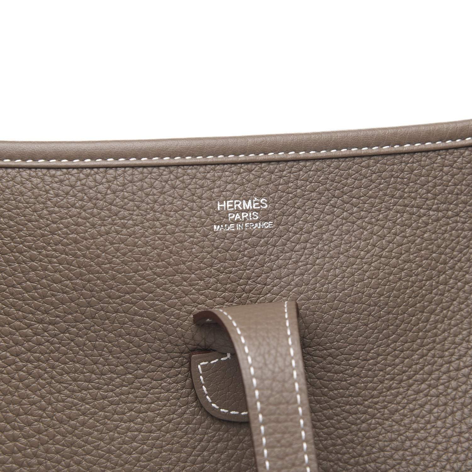 Hermes Taurillon Clemence Evelyne III PM Etoupe 6 of 10