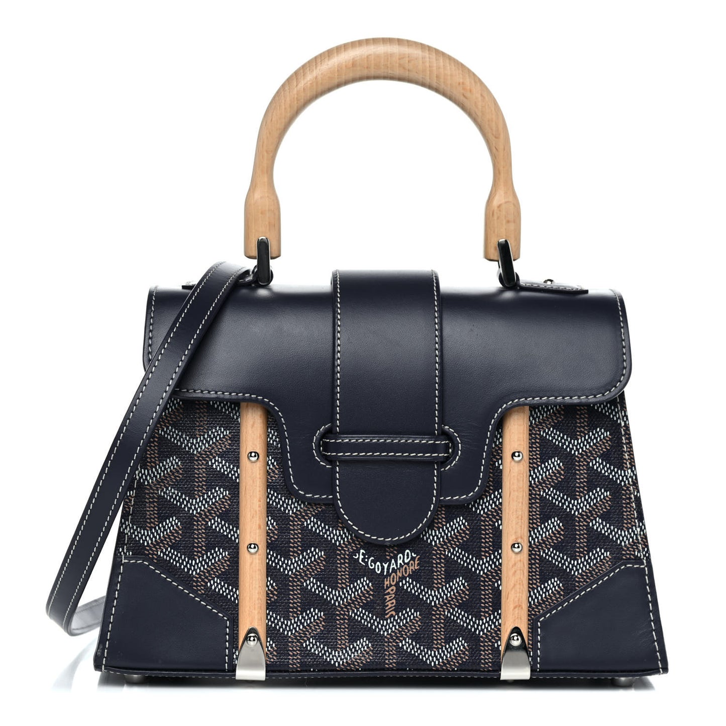 Goyardine Structure Mini Saigon Navy