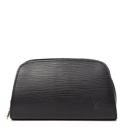Louis Vuitton Epi Dauphine 17 Cosmetic Pouch Black 1 of 13