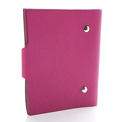 Hermes Togo Ulysse PM Agenda Cover Rose Pourpre 3 of 7