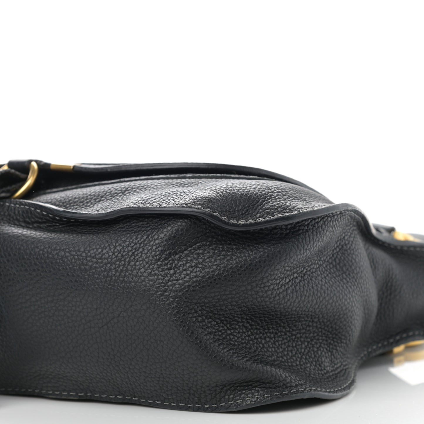 Calfskin Medium Marcie Satchel Black