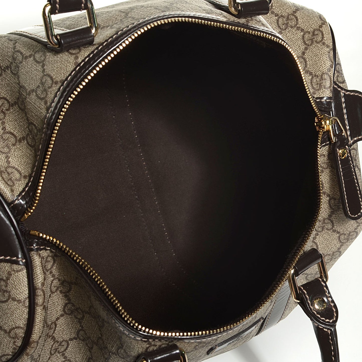 GG Plus Monogram Medium Joy Boston Dark Brown