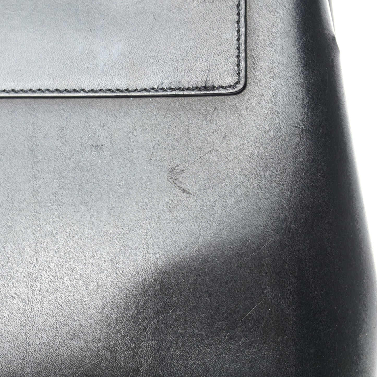 Calfskin Mini Lady Bag Black Flamma
