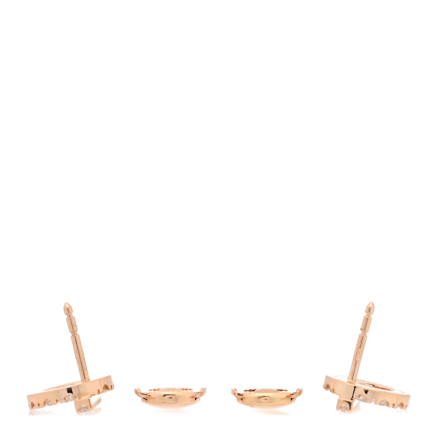 18K Rose Gold Diamond Finesse Earrings