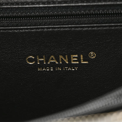 Chanel Caviar Quilted Medium CC Filigree Vanity Case Black 6 of 11