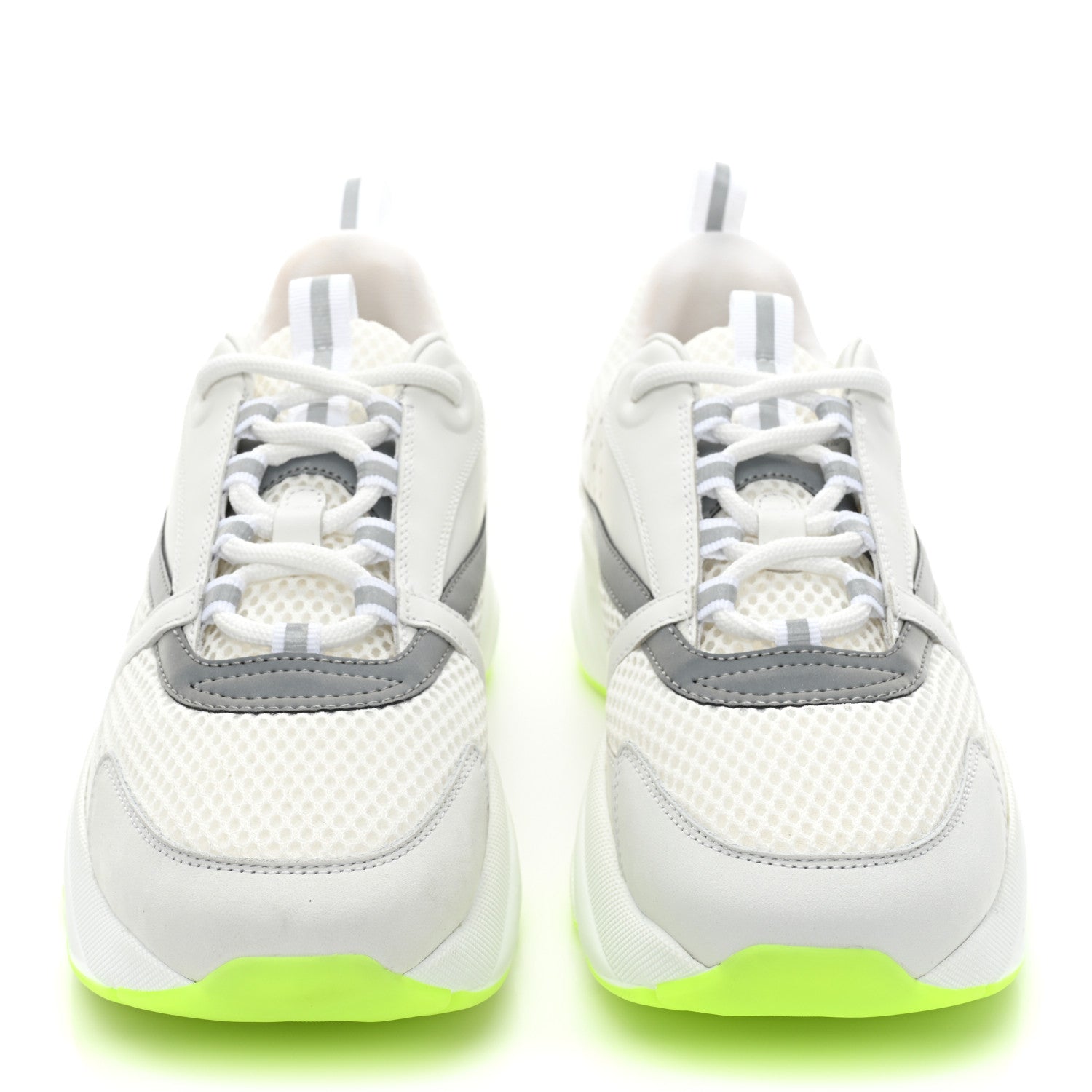 Christian Dior Technical Mesh Calfskin Mens B22 Sneakers 41 White 2 of 10